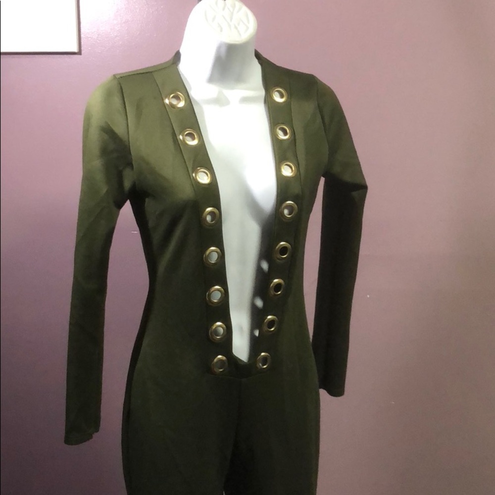 Olive Green Jumpsuit